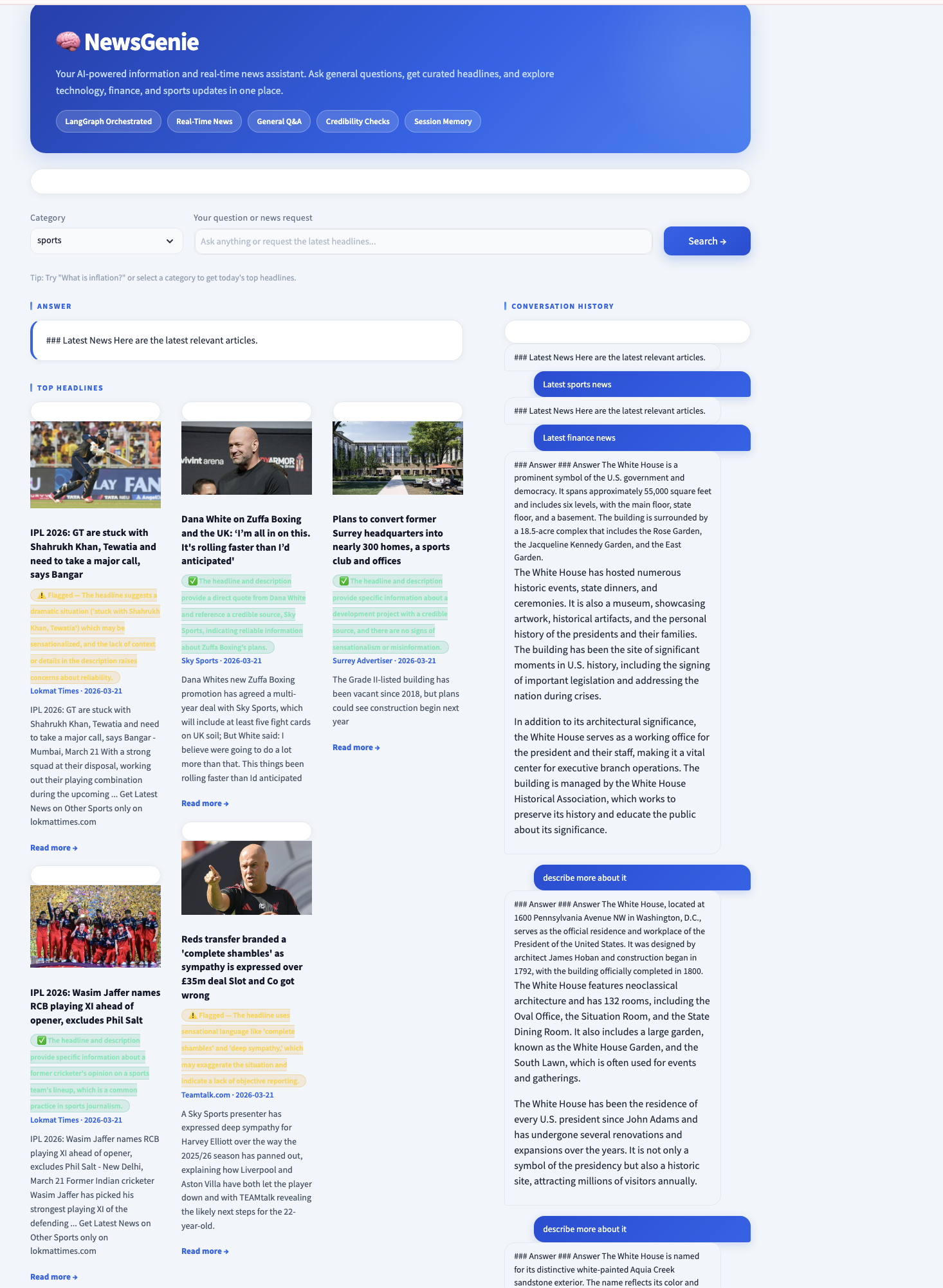 Evaluation Dashboard: Judge Scores × Metrics